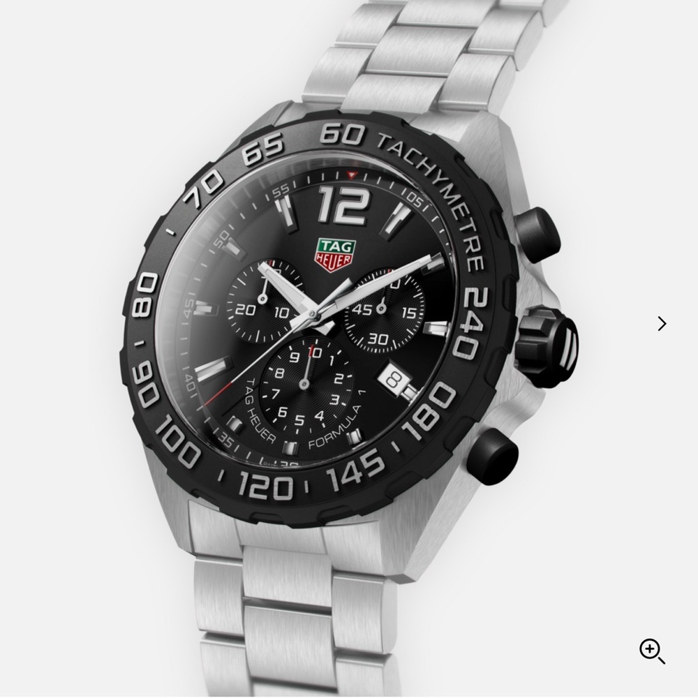 TAG HEUER FORMULA 1
CHRONOGRAPH
Quartz, 43 mm, Steel
CAZ1010.BA0842